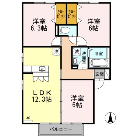 セントバーグ吉方C棟のイメージ